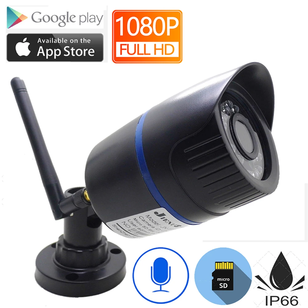 Baratos Wifi cámara Ip 1080 P 960 P 720 P HD Cctv seguridad Ipcam Video infrarrojo de vigilancia de Audio impermeable al aire libre cámara
