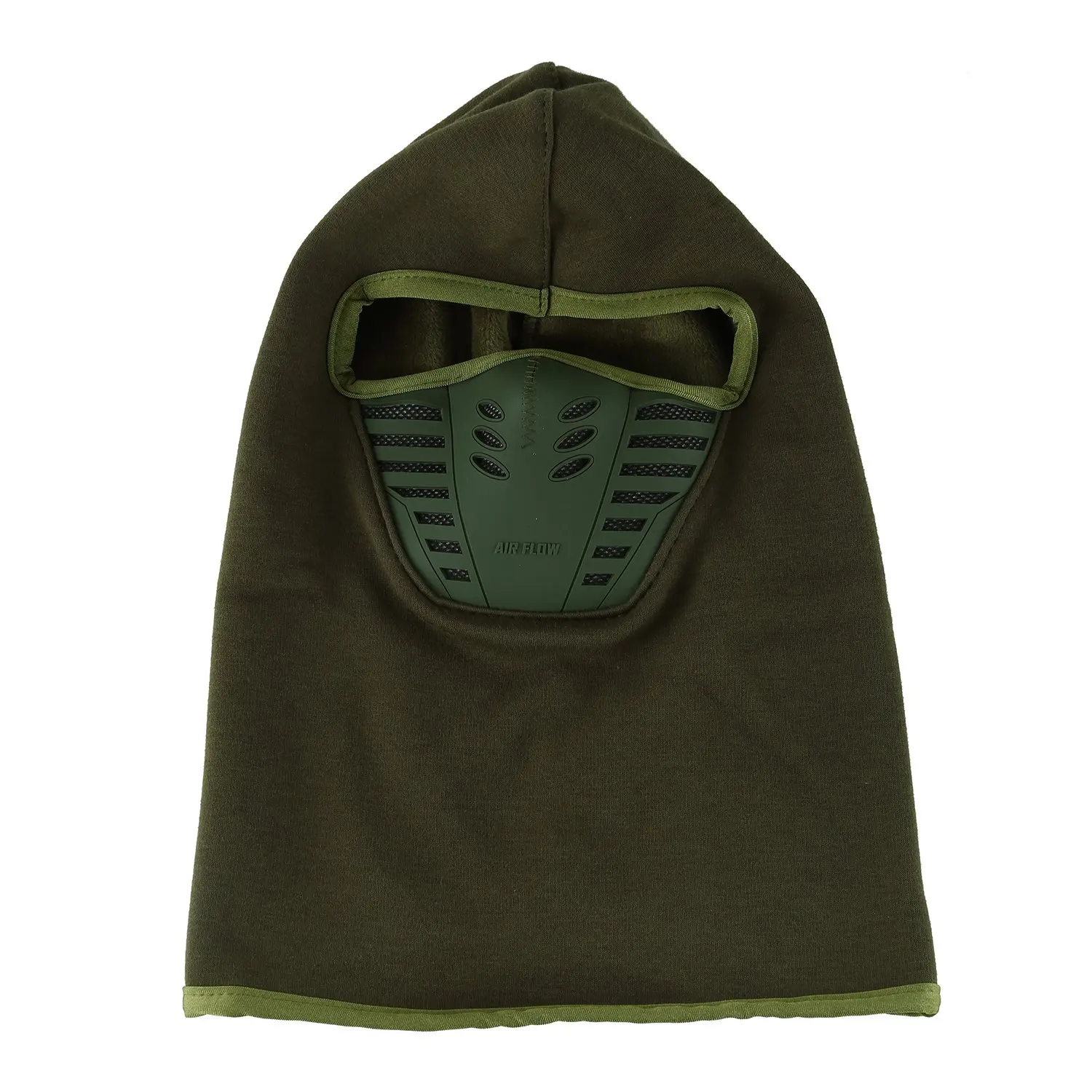 Army Green Bmdt-велоспорт лицо утепленная маска, Зимний Велоспорт Лыжный спорт шапка флис теплый мягкий Ветрозащитный Полный Балаклава для нанесения маски на лицо - Цвет: Army Green