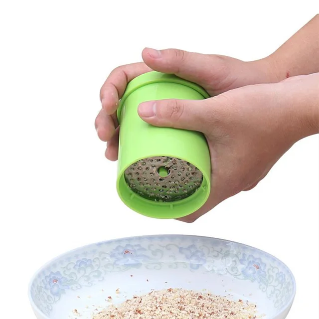 Manual Nutmeg Spice Grinder Peanut Garlic Pepper Mill Kitchen Tool Accessories Plastic Stainless