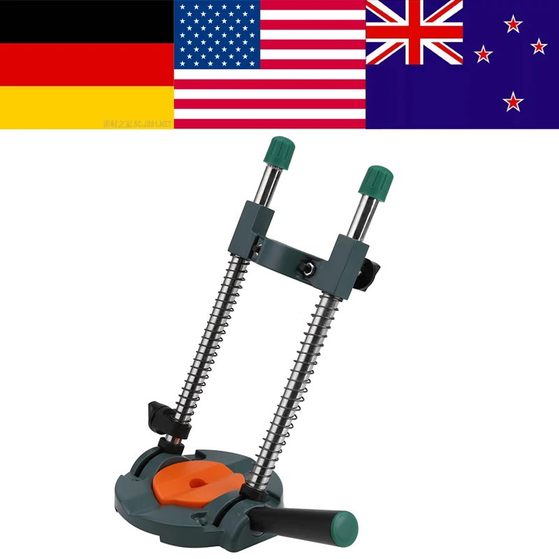 

1 Set Accuracy Drill Guide Pipe Drill Holder Stand Drilling Guide with Adjustable Angle and Removeable Handle DIY Bracket tool