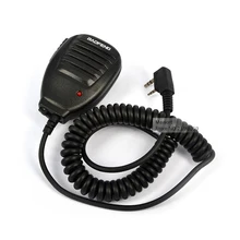 Оригинал Baofeng Walkie Talkie Ручной Микрофон Динамик для Портативных Двухстороннее Радио УФ-5R УФ-5RE Plus BF-888S GT-3 УФ-B5 УФ-B6