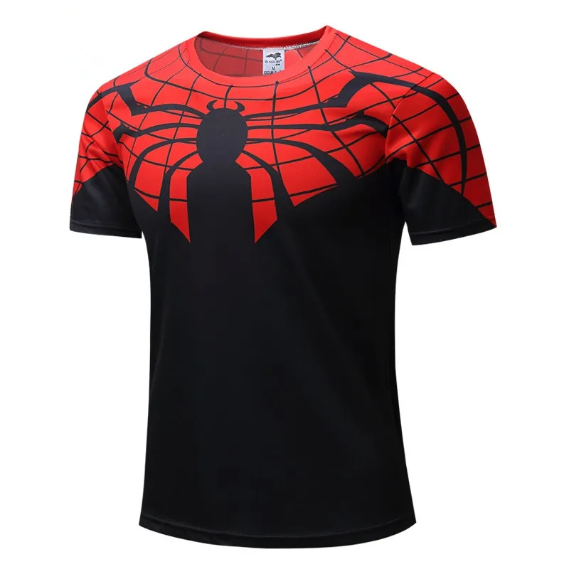 Одинаковые футболки с человеком-пауком для папы и сына; футболки с супергероями для папы и детей; одежда для всей семьи с объемным рисунком для занятий фитнесом и фитнесом