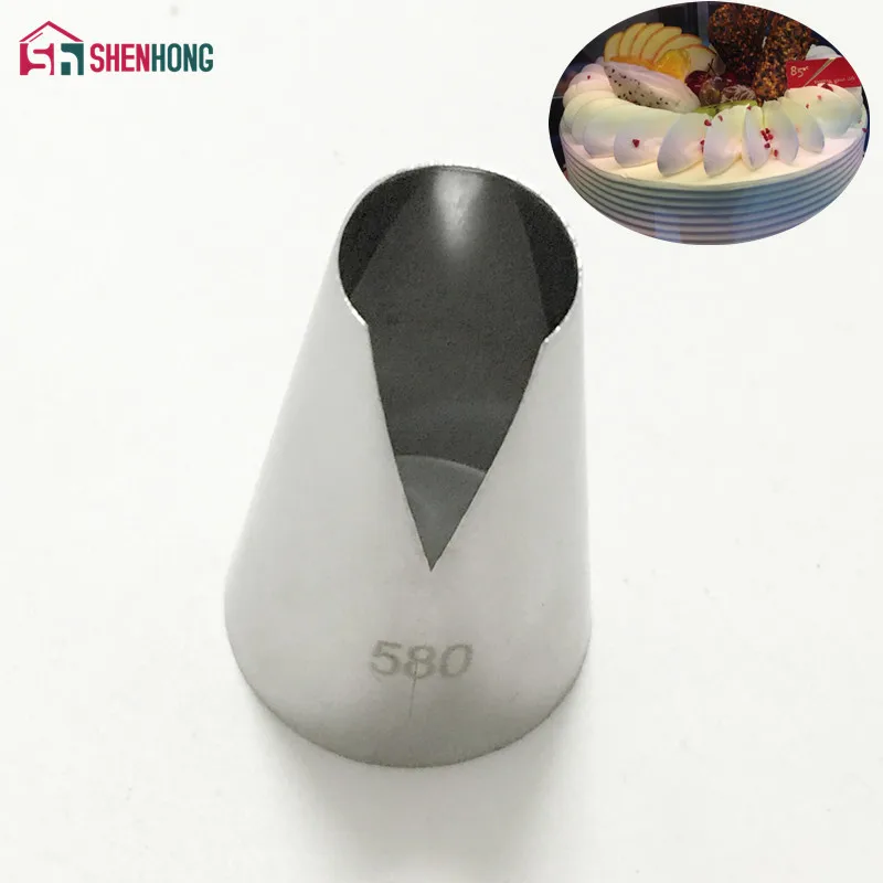

#580 Pastry Tip Stainless Steel Icing Cupcake Decorating Tips Nozzles Kitchen Cake Making Tools Boquillas