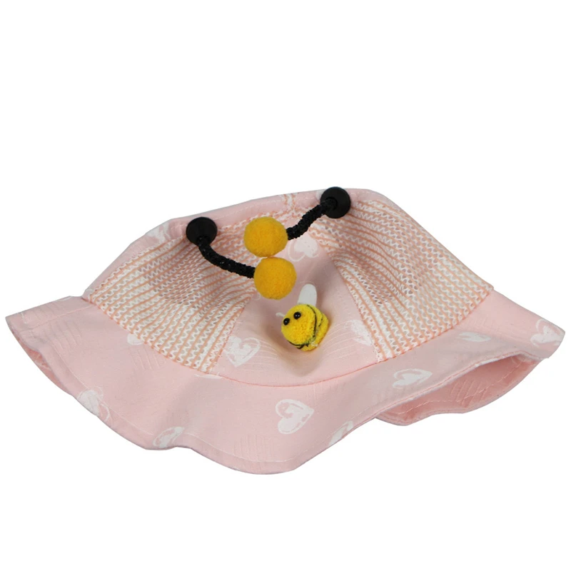 2019 Baby Hats And Caps Cute Bee Ears Spring And Summer Baby Hat Bucket Unisex Kids Sun Hat Cap Girls Baby Hat Newborn V15# (9)