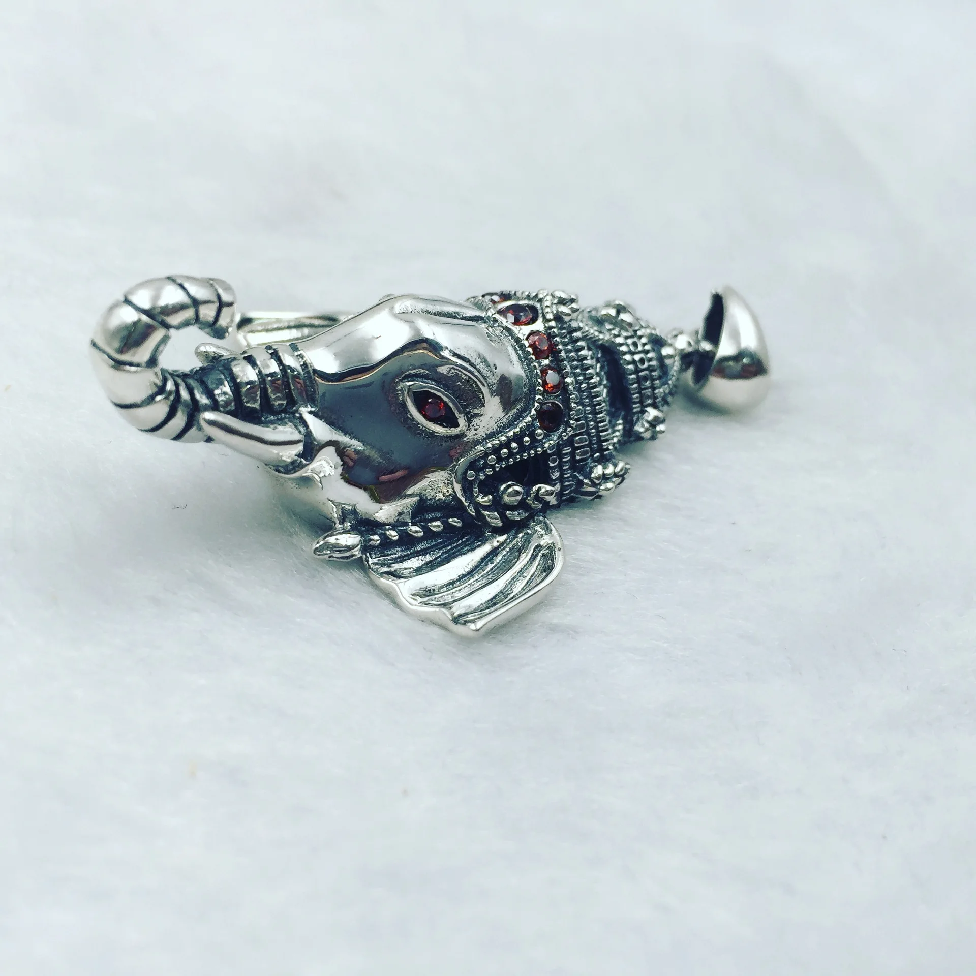 Серебряный кулон в виде слона Будды из стерлингового серебра 925 пробы|silver