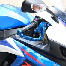 7/" мотоциклетные Регулируемые сцепные рычаги, защита, зеркало заднего вида для Kawasak Suzuki Yamaha D25