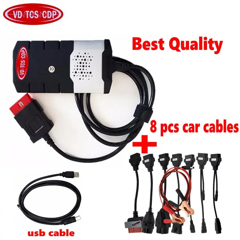 

2019 New vci with bluetooth USB vd ds150e cdp pro 2016.r0 with keygen for delphis obd obd2 cars & trucks diagnostic tool