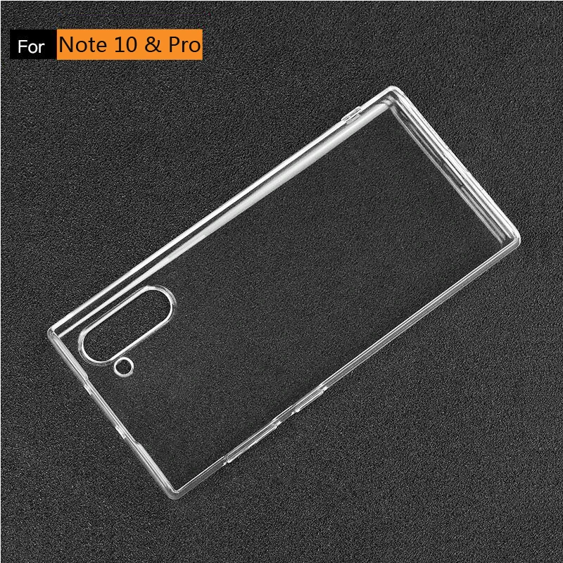 

SUREHIN cover for Samsung galaxy Note 10 Plus case Pro soft silicone S10+ 9 8 7 clear transparent coque for samsung note 10 case