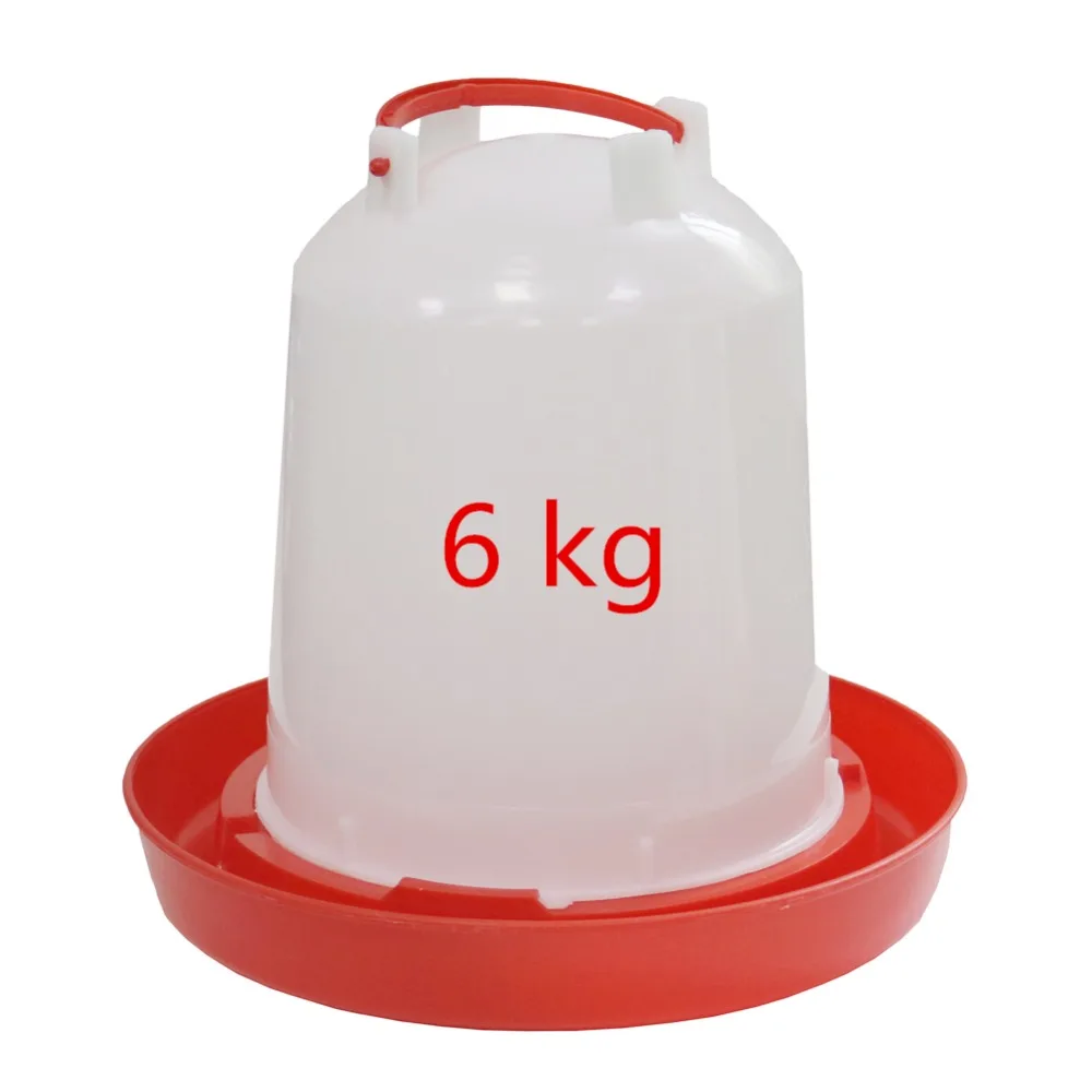 

2 sets 6kg Raising chickens and ducks Bird equipment Waterer Poultry drinking cup Kettle Animals drink tool Wholesale and retail