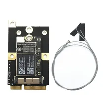 С мини-адаптером PCI-E BCM943224PCIEBT2 300 Мбит/с 2,4 и 5G WiFi bluetooth 4,0 сетевая карта+ антенны