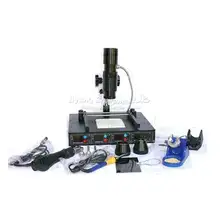 Полностью автоматическая 1200 Вт KADA 862D++ 4 в 1 IRDA Инфракрасная паяльная станция для BGA rework