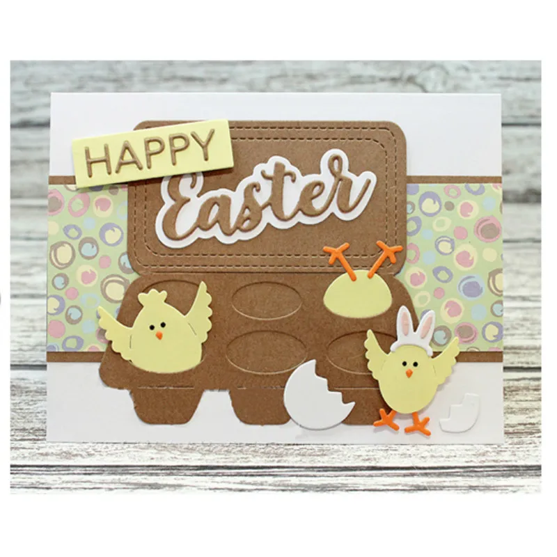 

JC Metal Cutting Dies Scrapbooking Stencil Hatched Small Chicks Craft Cut Die Handmade Album Paper Card Make Dies Decor Model