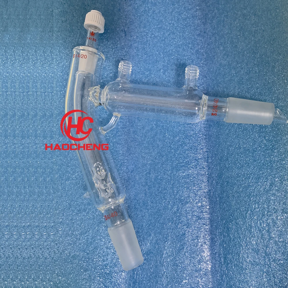 

Free shipping,Stocks Available 2L Short Path Distillation Head with High Quality ,24/40 Condenser