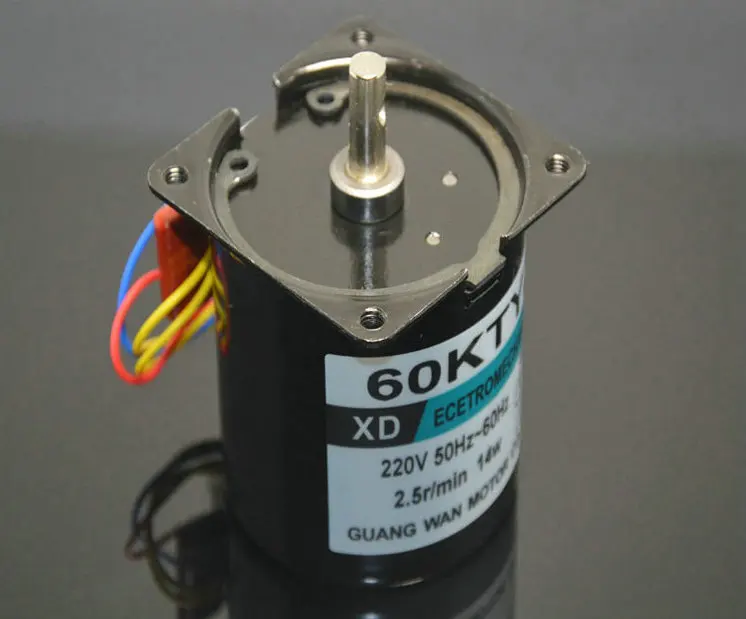 DC220v 14w 60ktyz микро-мотор металлическая шестерня высокий крутящий момент