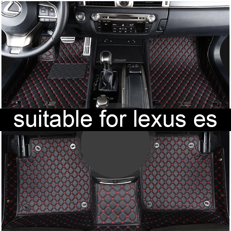 Lsrtw2017 кожаные автомобильные коврики для lexus es es200 es260 es300h es350 2006- 2013 2012 2011