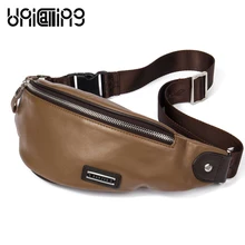 UniCalling chest bag genuine leather men casual stylish cross body bag leather sling chest bag fashion quality messenger bag UniCalling chest bag genuine leather men casual stylish cross body bag leather sling chest bag fashion quality messenger bag