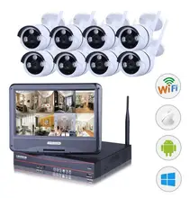 8CH NVR WIFI CCTV Security Camera System 8PCS 960P HD Outdoor Wireless CCTV Kit Video Surveillance System P2P ONVIF