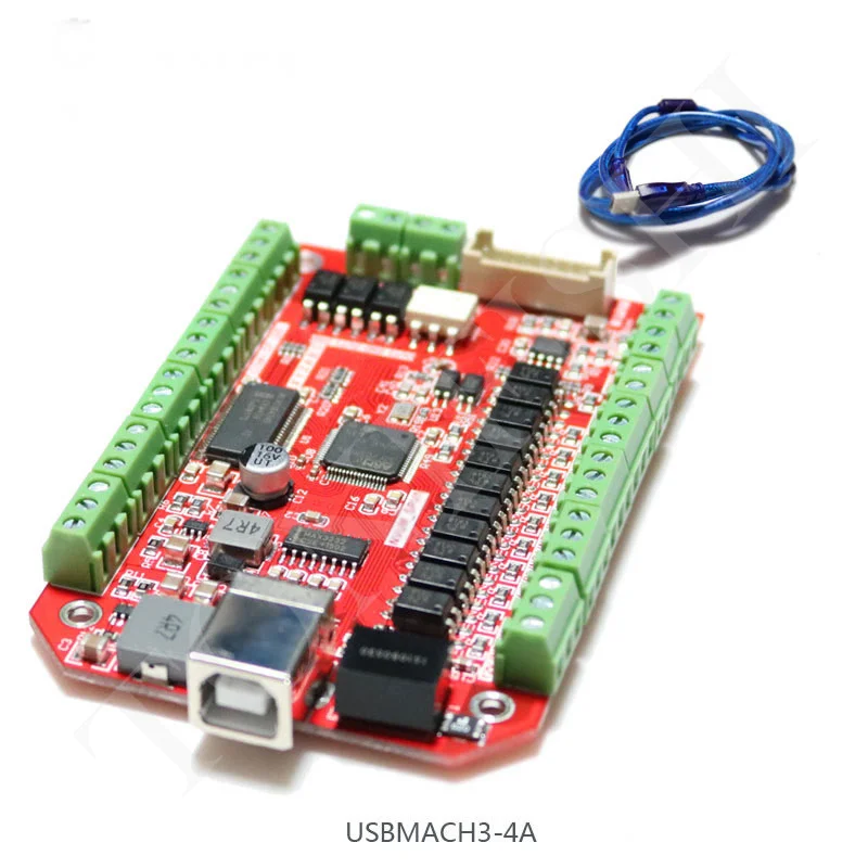 

Mach3 USB CNC 4-axis engraving machine interface board Vevey macro motion control card Four-axis engraving control board