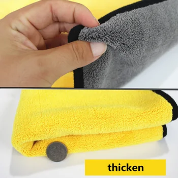 

30x30CM Thick Plush Microfiber Car Cleaning Cloths for Hyundai IX35 IX45 Sonata Verna Solaris Elantra Tucson Mistra IX25 I30