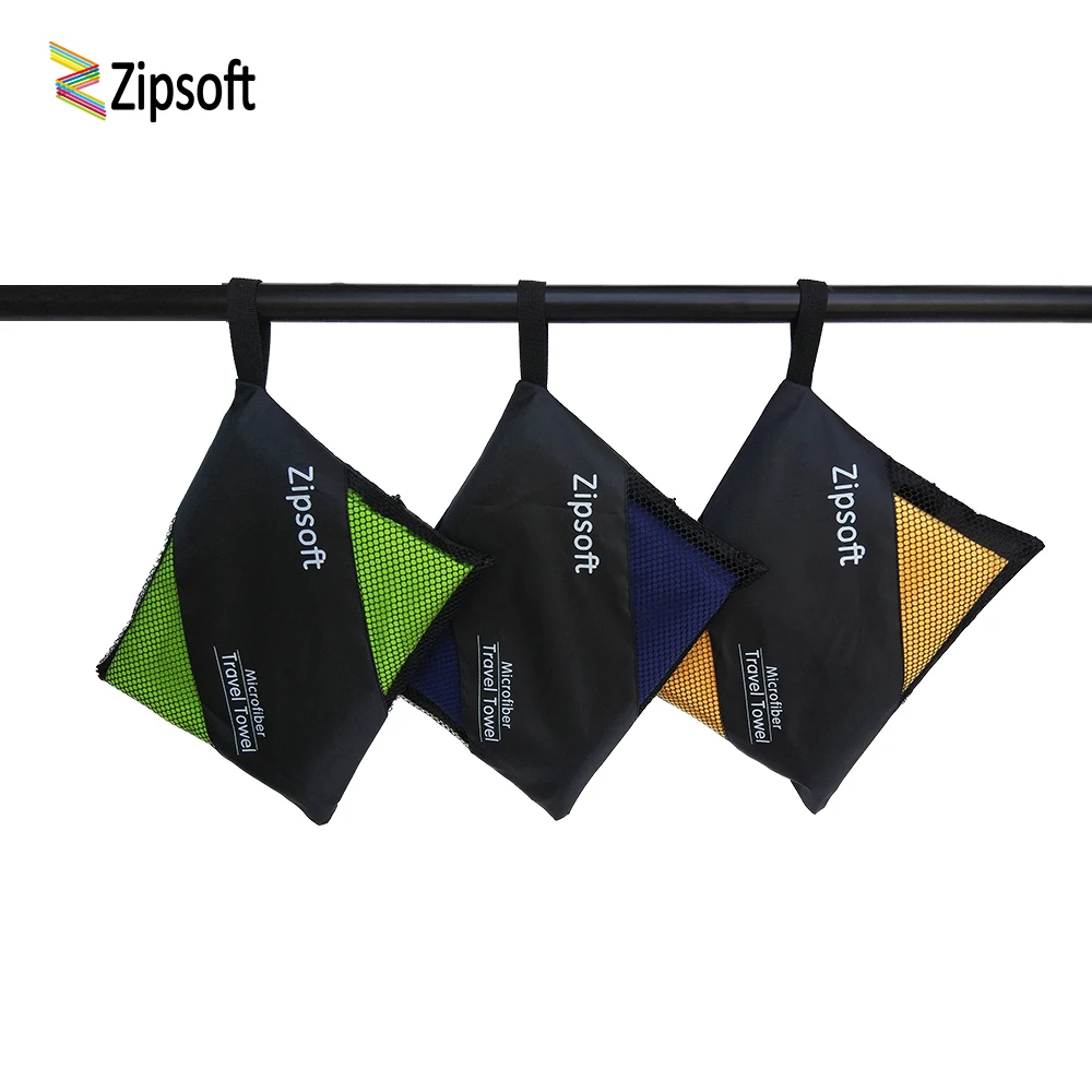 Zipsoft مناشف الشاطئ للكبار ستوكات مربع النسيج التجفيف السريع السفر الرياضة منشفة من القطن الثقيل حمام السباحة بركة التخييم 2019