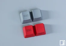 Teclado mecánico PBT red ESC Enter keycap R4 cherry mx switch OEM altura rojo esc cap 87 wasd blank cap keycap keyboard ducky filco