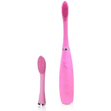 Силиконовая зубная щетка электрическая зарядка Водонепроницаемая IPX7 зубная щетка es Пылезащитная ультразвуковая зубная щетка со сменной головкой щетки