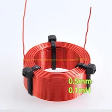 10 шт. 0.1mH аудио усилитель динамик 0,5 мм Кроссовер Индуктор бескислородной медной катушки