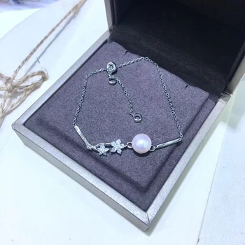 

925 Silver Bracelet Settings Findings Mountings Base Parts Bangle for Akoya Edison Pearls Jade Coral Beads