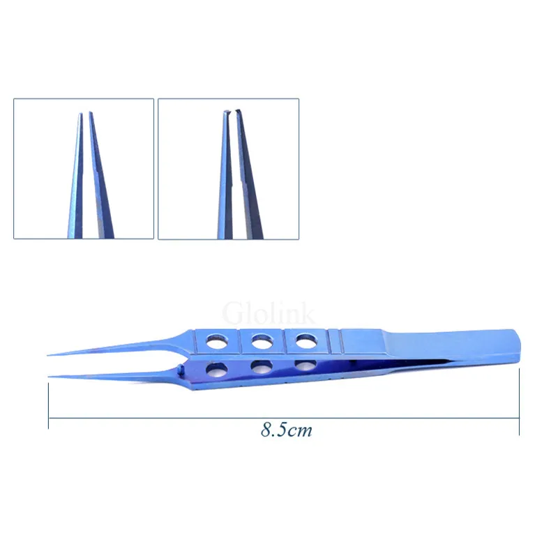 Титановый сплав O11cm Инструменты Двойные веки Tarsus кисты Пинцет поджелудочная Скоба папка зажим хирургический инструмент части