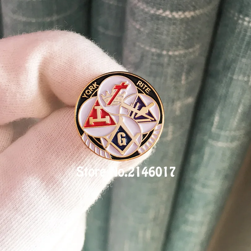 Заколки для лацканов Freemason 10 шт. металлические эмалированные броши и булавки в