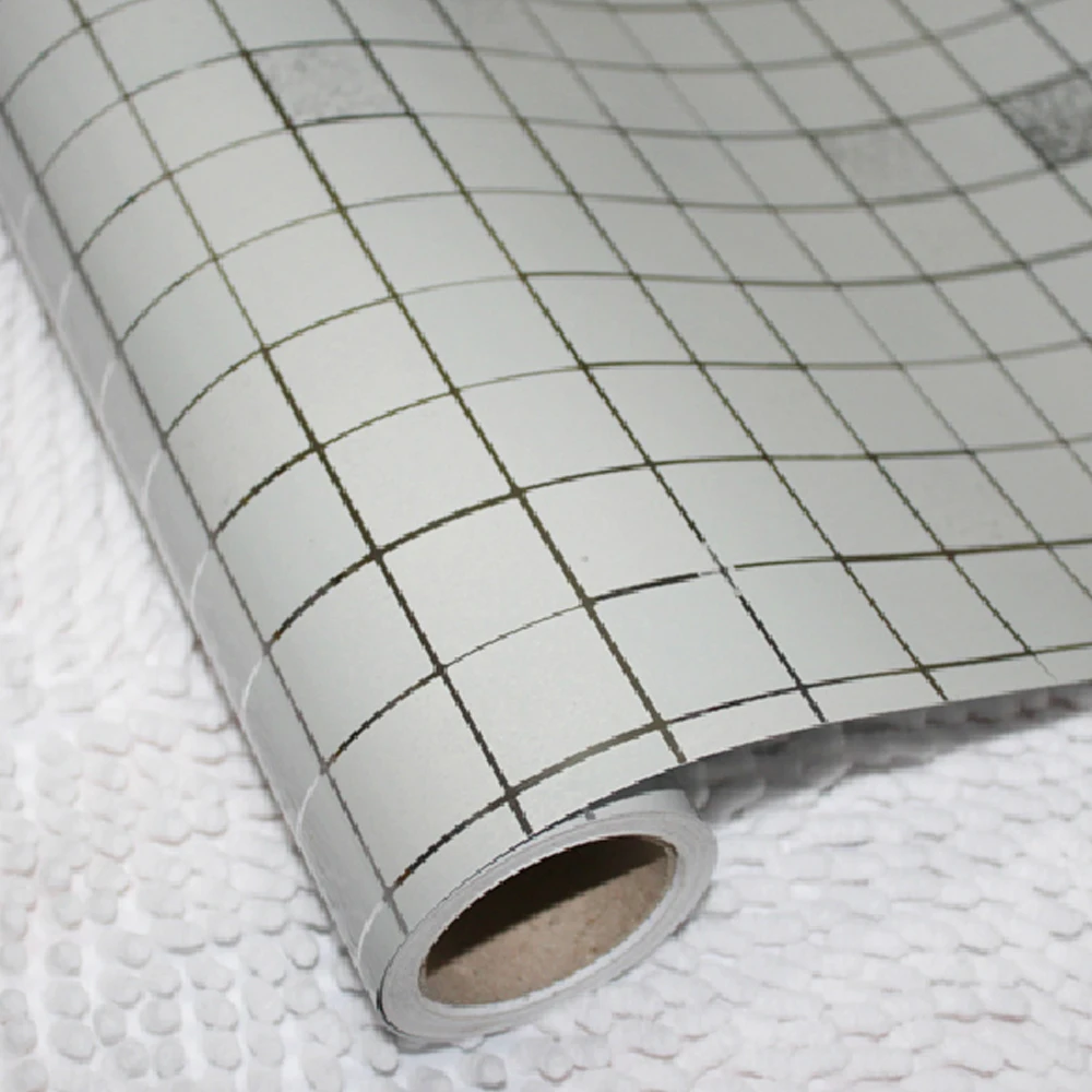 Rainqueen 2,5/5 м виниловые самоклеющиеся мозаичные наклейки из алюминиевой фольги для ванной комнаты, водостойкие наклейки на плитку для кухни, маслостойкие обои