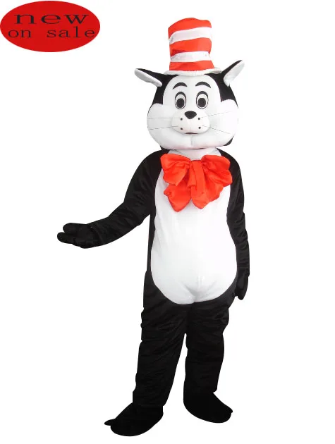 seuss the cat in the hat mascot costumes fancy dress halloween party