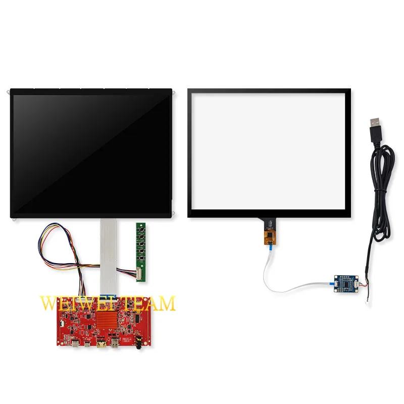 Светодиодный экран для планшета, ноутбука, LP097QX1-SPC1, сенсорный экран, стекло EDP, HDMI, плата драйвера, Тип C 2048x1536, для DIY Ipad 3/4, панель дисплея