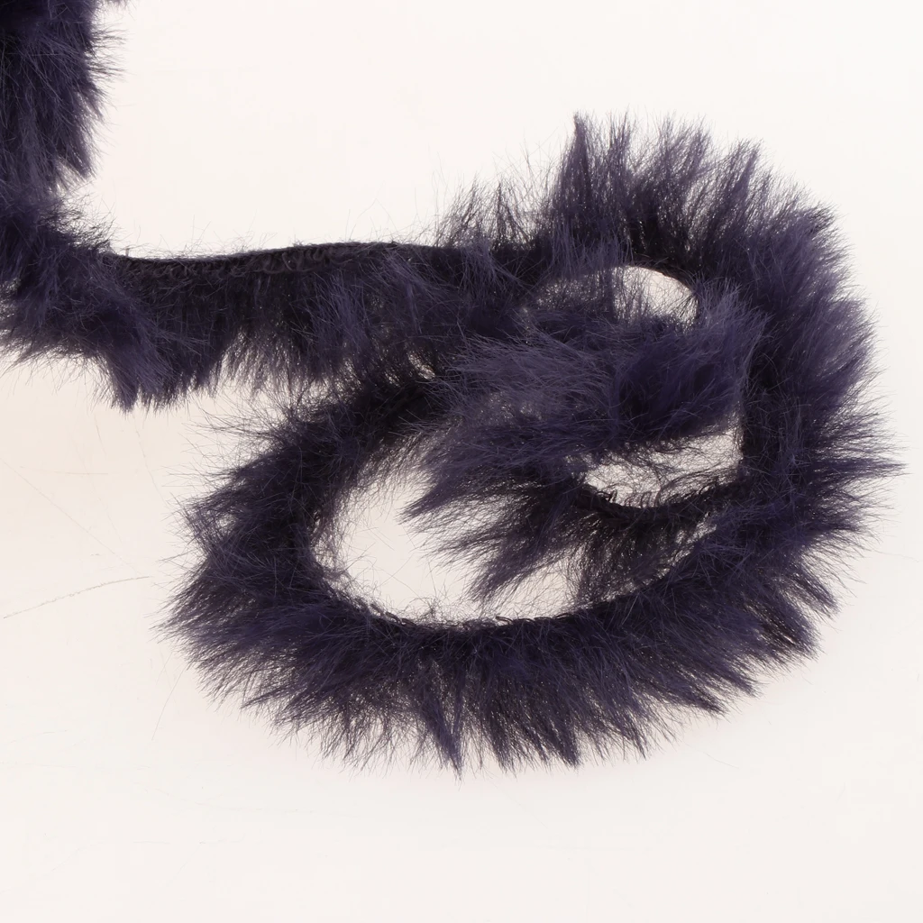 32 Meters Soft Polyester Fluffy Faux Fur Yarn Eyelash for Crocheting Knitting