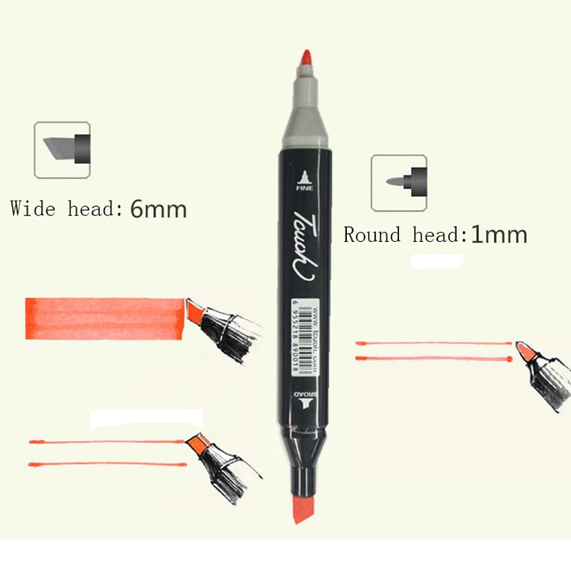 Художественные маркеры, набор ручек, двойная головка, спиртовые эскизы, маркеры, ручка для манги, маркеры для рисования, Dsign, товары для рукоделия