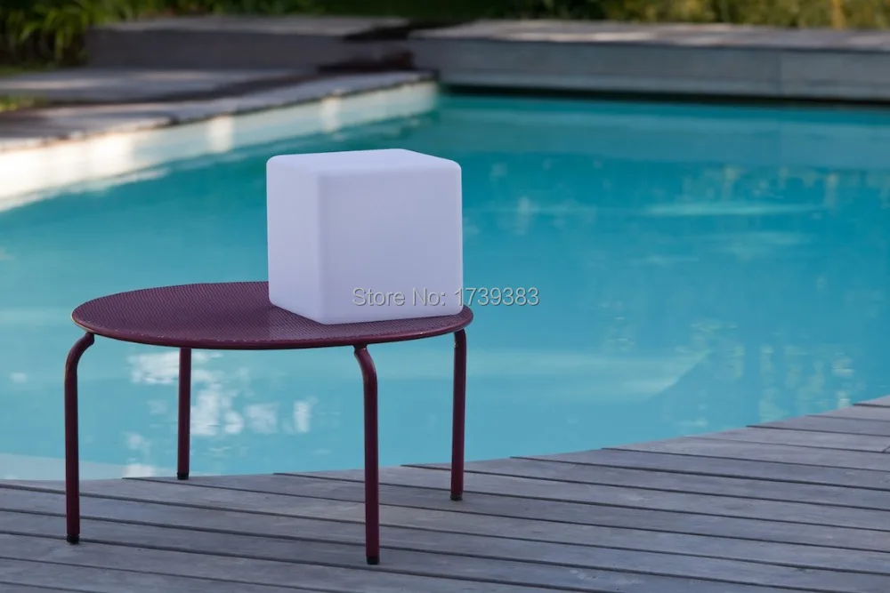 

20CM Magic Dice waterproof LED luminous square cube chair lumineux light for home/hotel/bar/pub/cafe house/nightclub/wedding