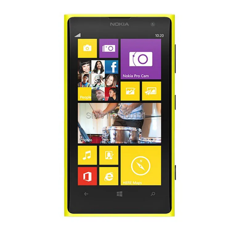 Оригинальный мобильный телефон Nokia Lumia 1020 разблокированный 4 5 дюймов wifi 41.0MP