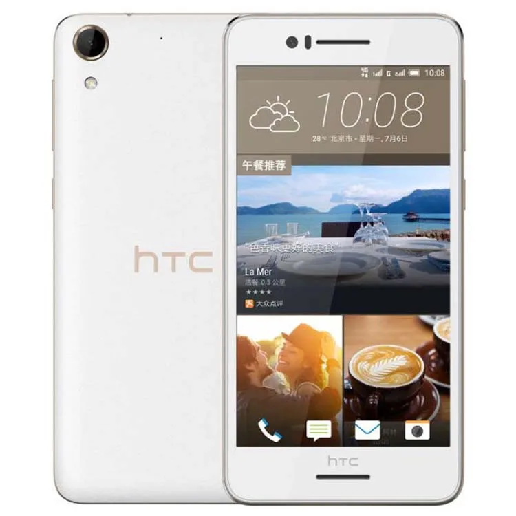 Открыл Оригинальный HTC Desire 728 d728w 4G LTE мобильные телефоны 2 ГБ оперативная память 16 ГБ Встроенная 5,5 дюймов Octa Core 13MP камера Бесплатная