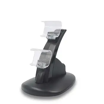 

LED Dual Controller Charger Doc USB PS4 Charger Stand Station Cradle for Sony Playstation 4 PS4 / PS4 Pro /PS4 Slim Controller