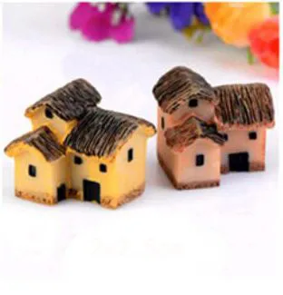 Мини кукольный домик, каменный домик, миниатюрный DIY, мини-крафтовый Сказочный садовый украшения «сделай сам», Террариум, принадлежности для домашнего декора