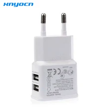 Xnyocn с 2 портами(стандарт Зарядное устройство 5V 2.1A ЕС подключить usb-адаптер зарядное устройство для мобильного телефона для включения в Зарядное устройство для iPhone 5 6 7 IPad Tablet Samsung HUAWEI зарядки USB