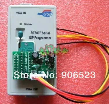 24 25 93 serise IC VGA проволочная щетка RT809F lcd ISP программист с 4 адаптерами+ ICSP плата/ISP кабель