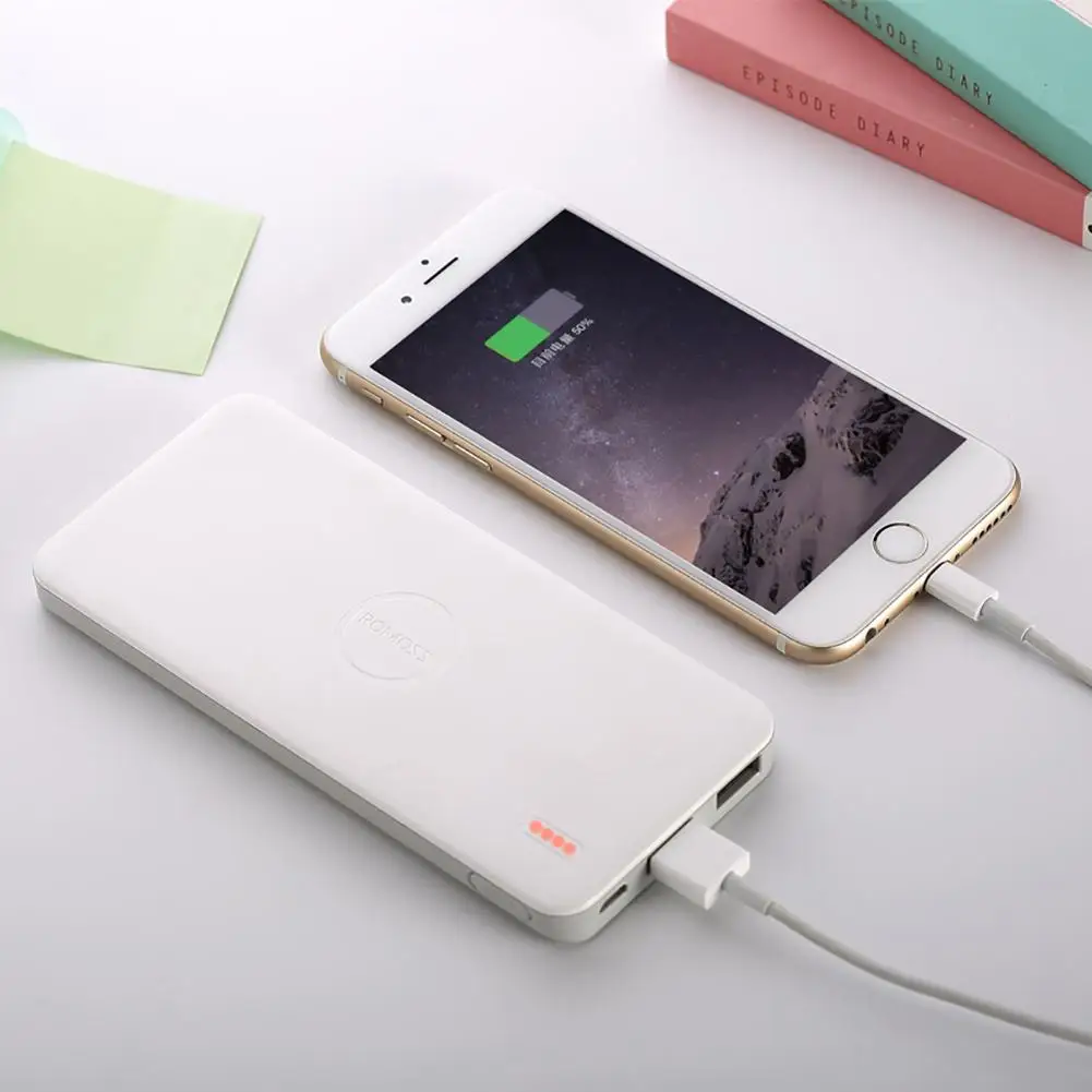 Romoss PB05 Mobile Power Bank 5000mAh External Li-Polymer Battery Portable Charger Slim Powerbank 5000 For Xiaomi Mobile Phone