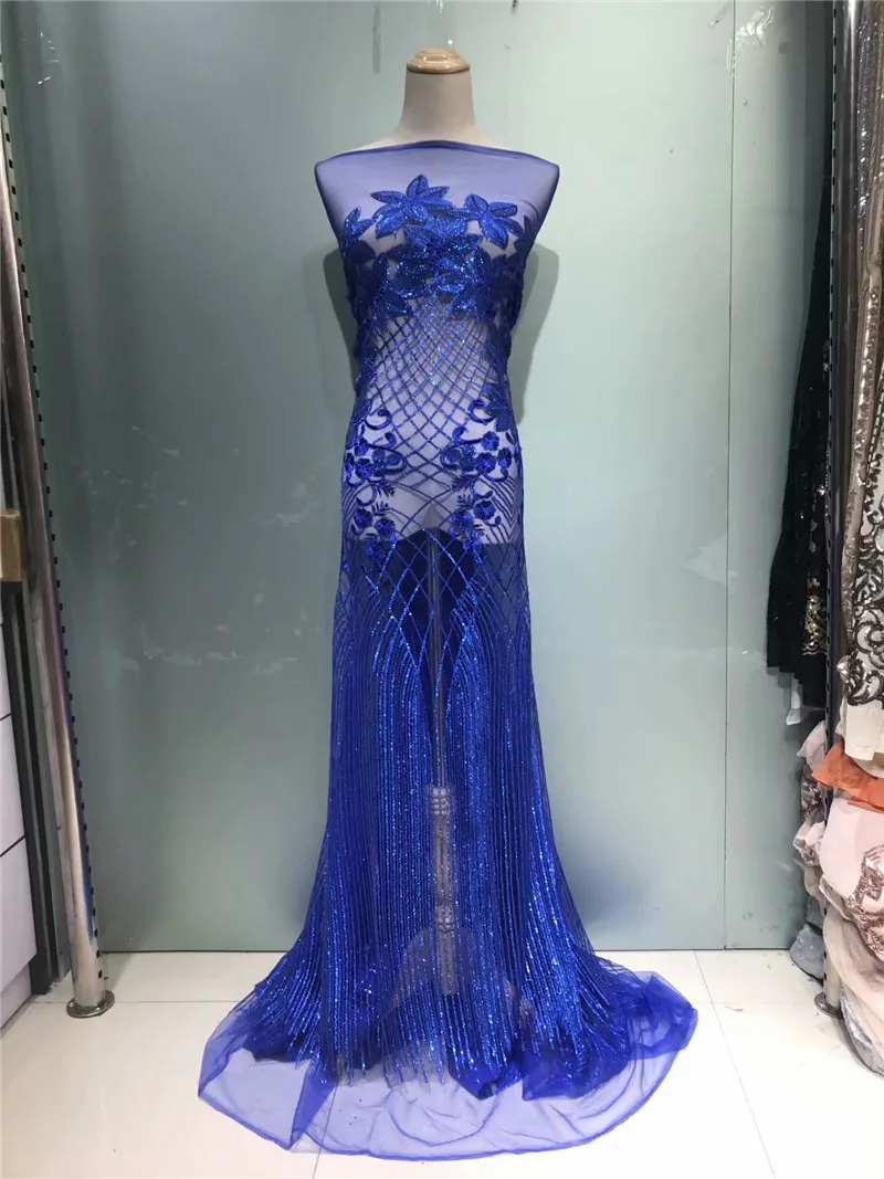 royal blue sequin pants