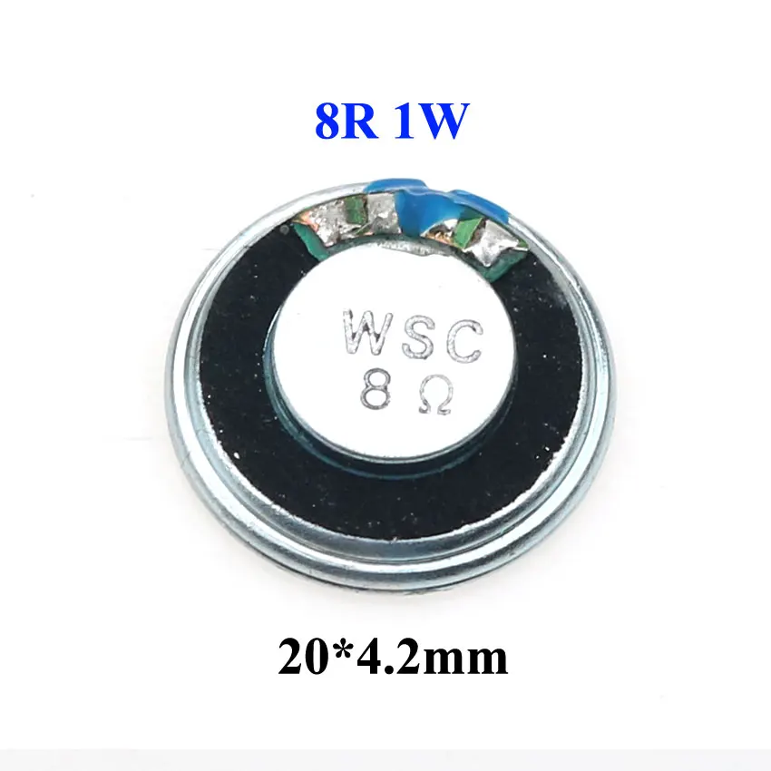 YuXi 1 шт. 8 Ом 1 Вт 2 Вт Рог громкий динамик 8R 1/2 Вт 20 мм 22 мм 23 мм 26 мм 28 мм 32 мм 36 мм 40 мм громкий динамик запасная часть