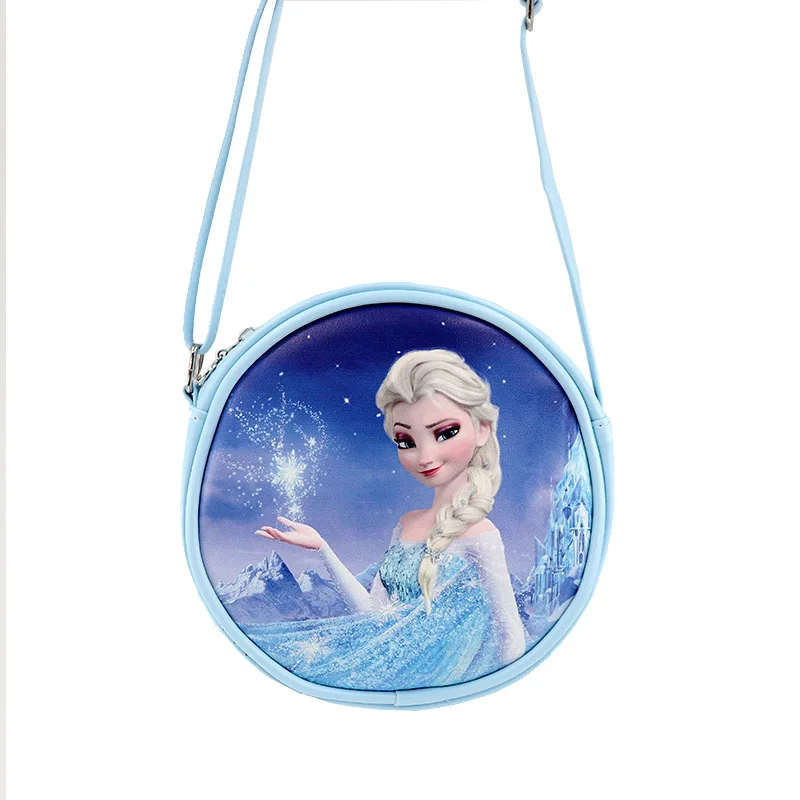 Новинка Детские Сумки Disney мультяшная круглая сумка через плечо для маленькой