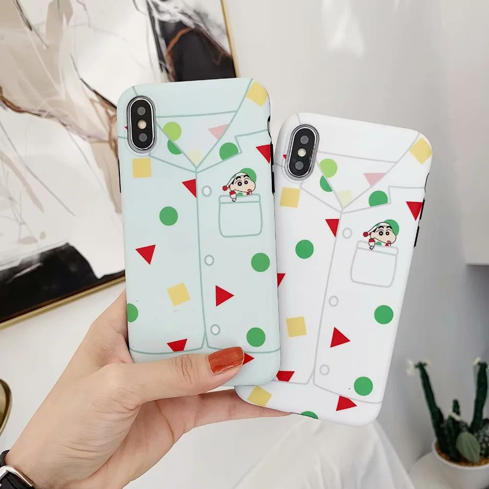 

ORYKSZ For iPhone 8 Plus X XS XS Max XR 3D Wave Point Cartoon Pattern Phone Case For iPhone X 7 6 6S Plus 7plus Cases Back Cover