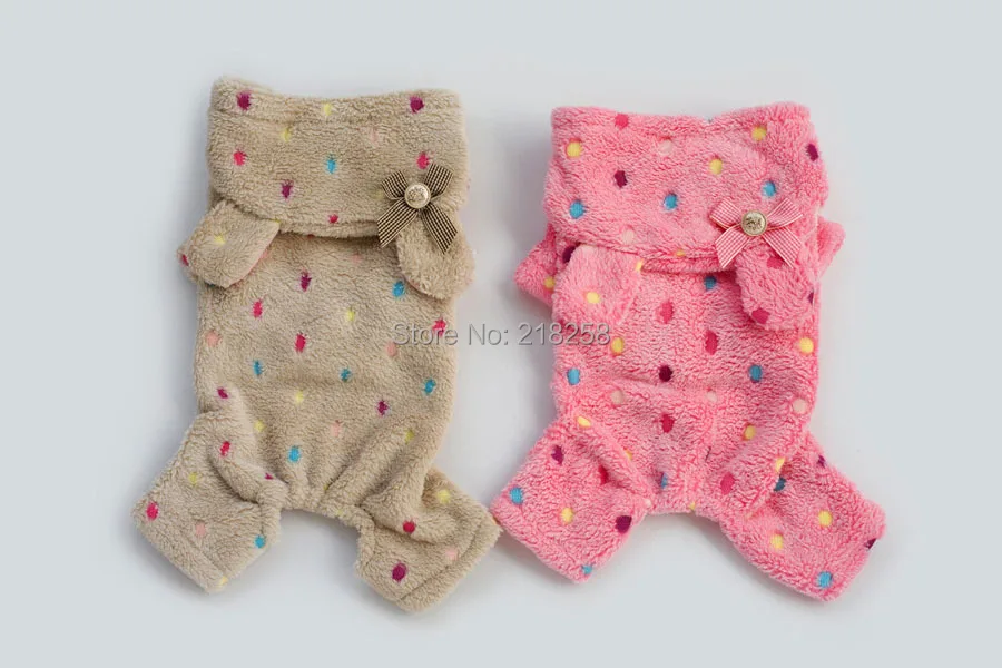 

New Arrival Soft Dot Hooded Pet Dogs Coat Free Shipping By China Post Dogs coat dress for dog