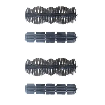 

(For X5S)Accessories for LIECTROUX Robot Vacuum Cleaner,Roller brush(with ring)*2pcs ,Fur(with ring) Brush*2pcs