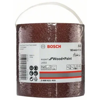 

BOSCH 2608621455 Roll wooden fabric + painting J450 93mm X 5 m G60
